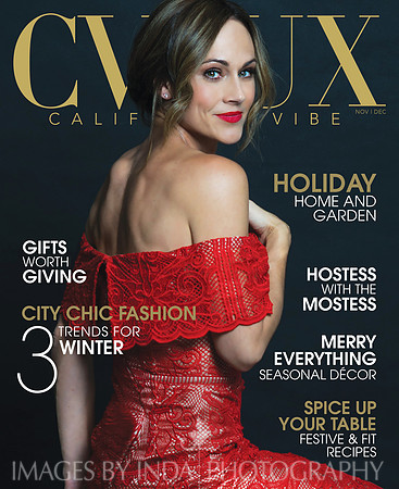 Nikki DeLoach CVLUX Magazine November-December Cover