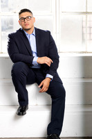D. Blue Suit (no tie)